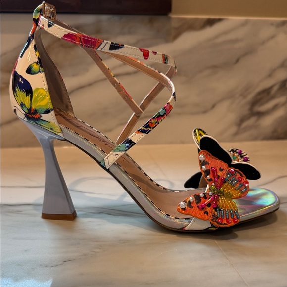 Betsey Johnson Colorful Butterfly Sandals - Picture 4 of 7